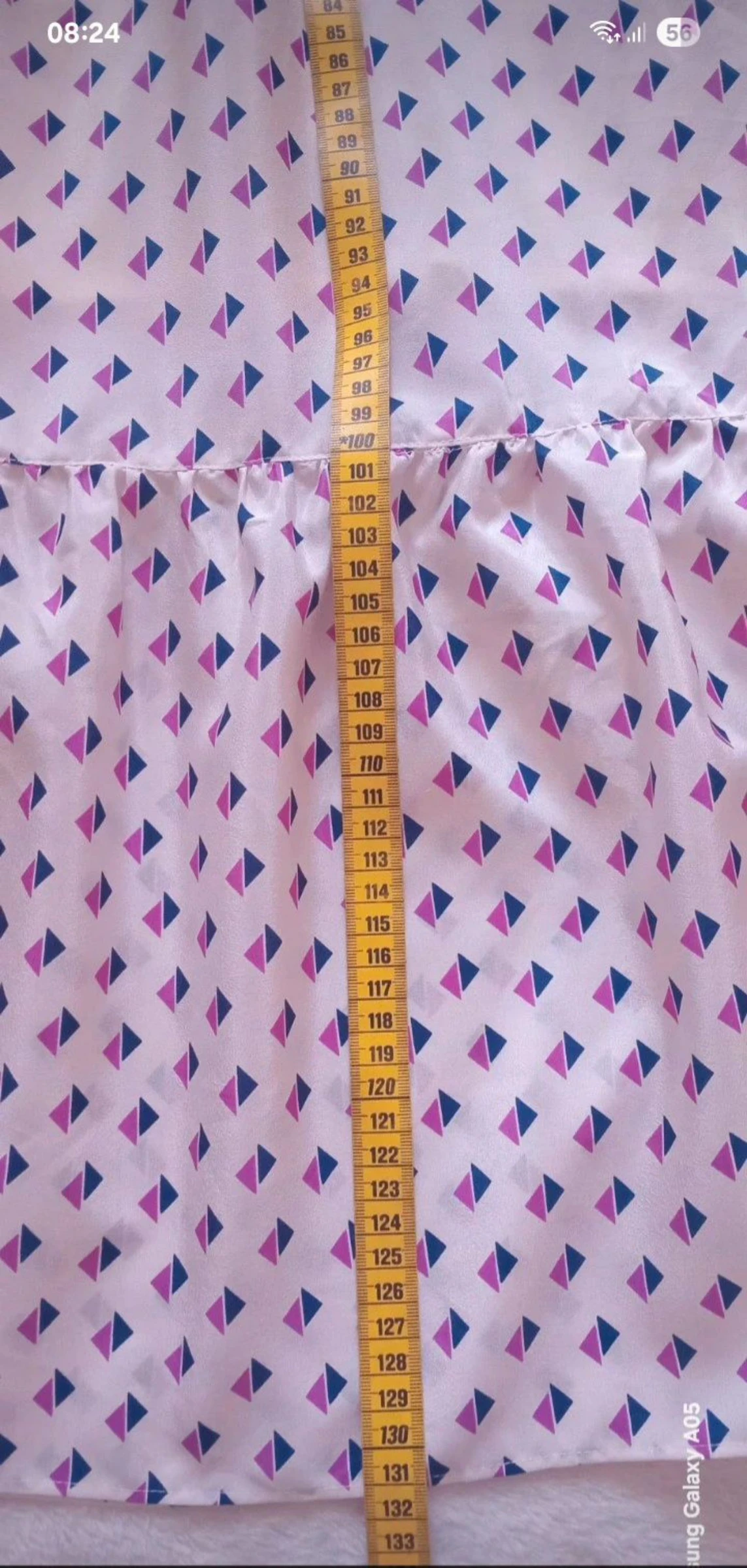 Vestido longo fluido 3Suisses novo•Motivo geométrico•Tamanho 38 – photo 4